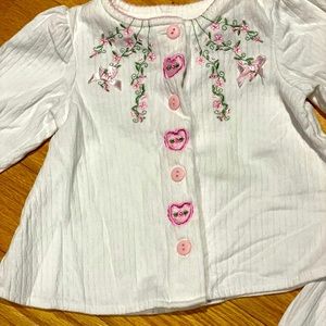 🧩 3/$20 White Matching Outfit Size 12 Months